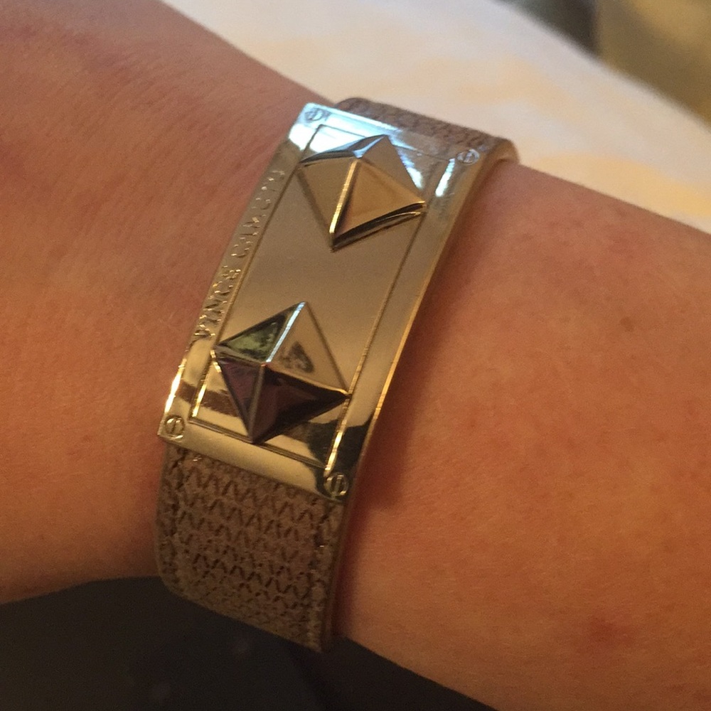 Vince Camuto leather cuff bracelet